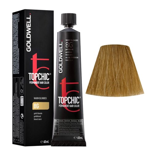 Goldwell Topchic 8G - стойкая крем-краска, 60мл.