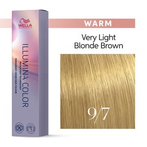 Illumina Color 9/7 (очень светлый блонд коричневый) - стойкая крем краска, 60 мл.