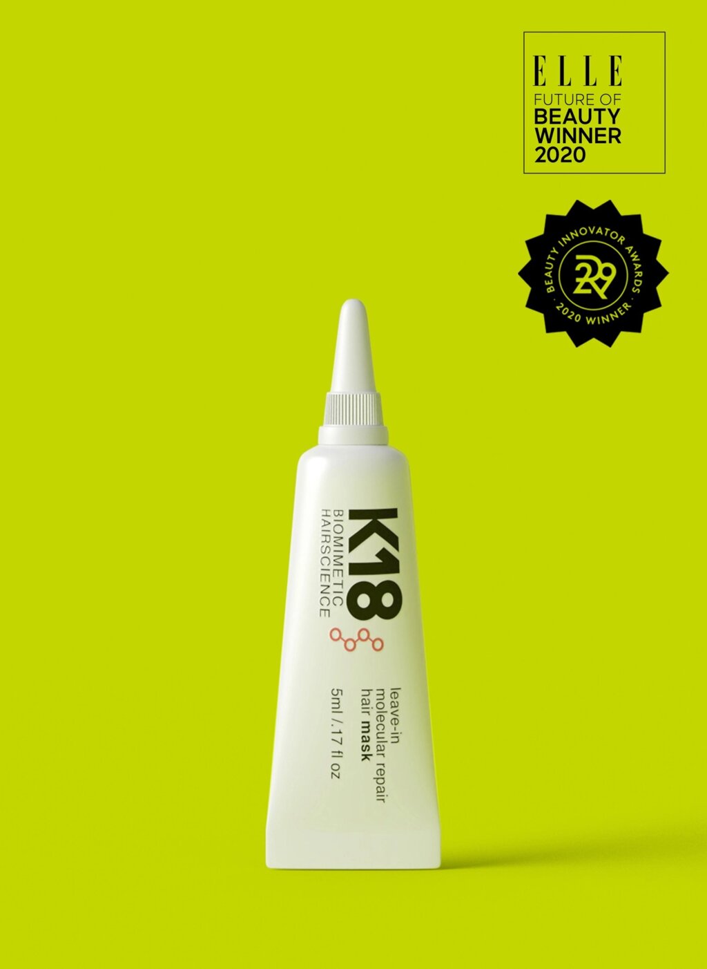 K18 (5 мл) Leave-in molecular repair hair mask - несмываемая маска для молекулярного восстановления волос. от компании Интернет-магазин "Well-cosmetics" - фото 1