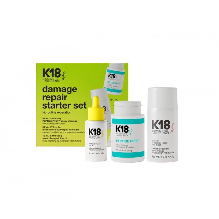 K18 Damage Repair Starter Set - набор «Супер восстановление» от компании Интернет-магазин "Well-cosmetics" - фото 1