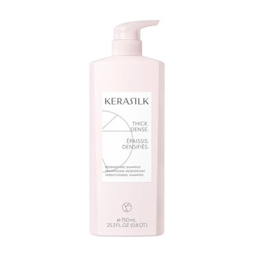 Kerasilk Essentials Redensifying Shampoo - восстанавливающий шампунь для уплотнения истонченных волос, 750 мл.