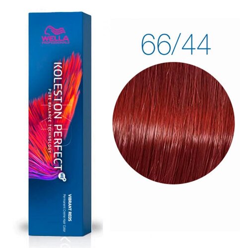 Koleston Perfect Me+ 66/44 (темный блонд интенсивный красный интенсивный) - стойкая краска, 60 мл.