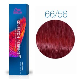 Koleston Perfect Me+ 66/56 (темный блонд интенсивный махагоново-фиолетовый) - стойкая краска, 60 мл.
