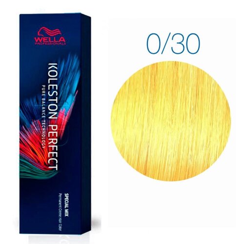 Koleston Perfect Me+ Special Mix 0/30 (Золотистый натуральный) - стойкая краска, 60 мл.