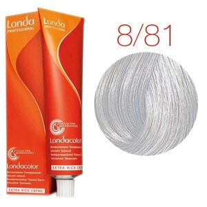 Londa Color Ammonia Free 8/81 (светлый блонд жемчужно-пепельный) - интенсивное тонирование, 60 мл.