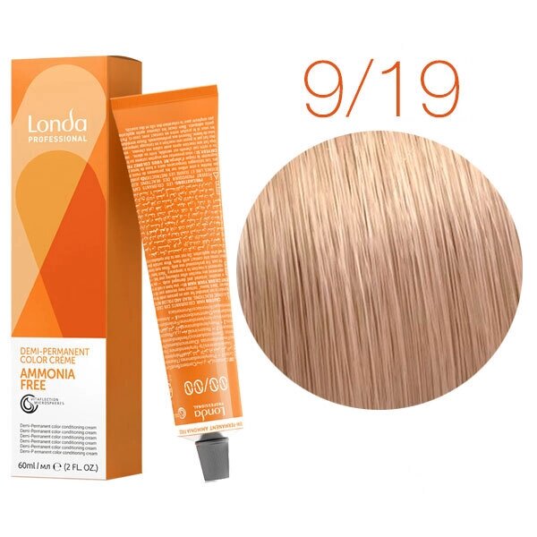 Londa Color Ammonia Free 9/19 (призматический бежево-серый) - интенсивное тонирование, 60 мл. от компании Интернет-магазин "Well-cosmetics" - фото 1