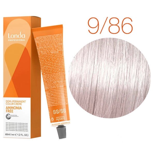 Londa Color Ammonia Free 9/86 (призматический стальной серый) - интенсивное тонирование, 60 мл. от компании Интернет-магазин "Well-cosmetics" - фото 1