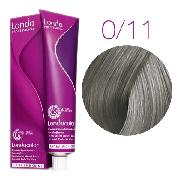 Londa Color Extra Rich 0/11 (интенсивный пепельный микстон) - стойкая крем-краска для волос, 60 мл. от компании Интернет-магазин "Well-cosmetics" - фото 1