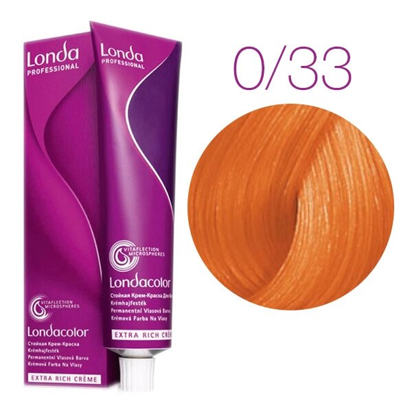 Londa Color Extra Rich 0/33 (интенсивный золотистый микстон) - стойкая крем-краска для волос, 60 мл. от компании Интернет-магазин "Well-cosmetics" - фото 1