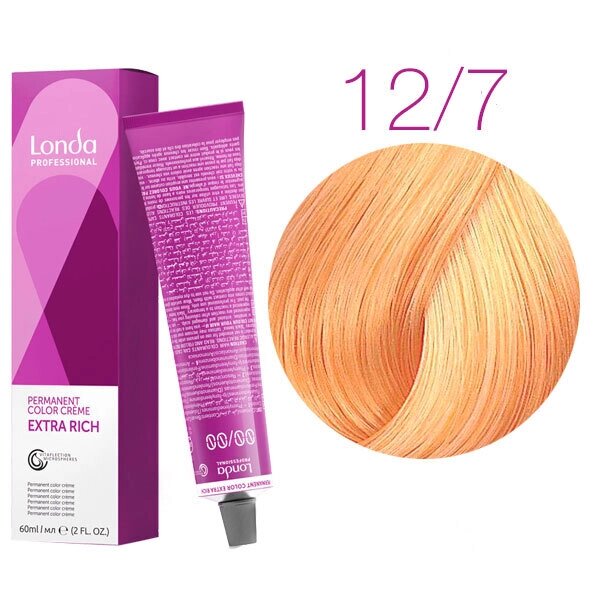 Londa Color Extra Rich 12/7 (специальный блонд коричневый) - стойкая крем-краска для волос, 60 мл. от компании Интернет-магазин "Well-cosmetics" - фото 1