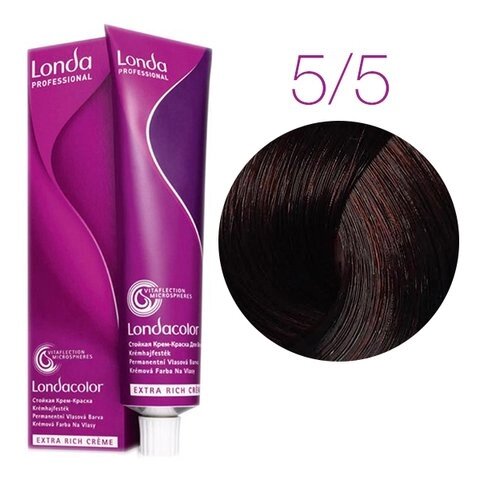 Londa Color Extra Rich 5/5 (светлый шатен красный) - стойкая крем-краска для волос, 60 мл. от компании Интернет-магазин "Well-cosmetics" - фото 1