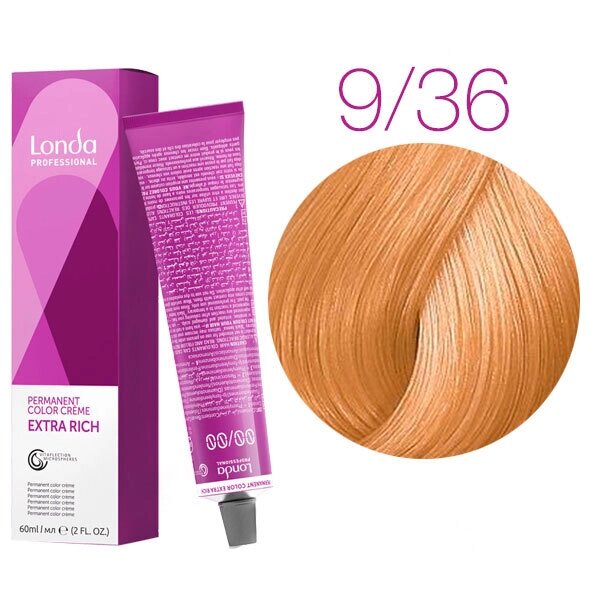 Londa Color Extra Rich 9/36 (искристое шампанское) - стойкая крем-краска для волос, 60 мл. от компании Интернет-магазин "Well-cosmetics" - фото 1