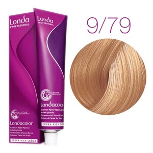 Londa Color Extra Rich 9/79 (карамельная сказка) - стойкая крем-краска для волос, 60 мл.