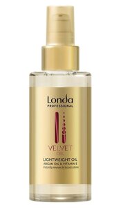 Londa Velvet OIL - восстанавливающее масло для повреждённых волос с аргановым маслом, 100 мл.