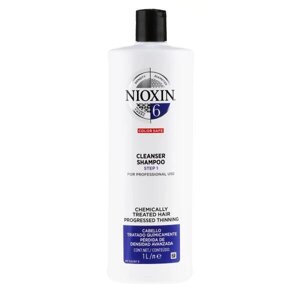 NIOXIN System 6 Cleanser shampoo - очищающий шампунь Система 6, 1000 мл.