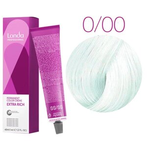 Londa Color Extra Rich 0/00 (чистый тон) - стойкая крем-краска для волос, 60 мл.