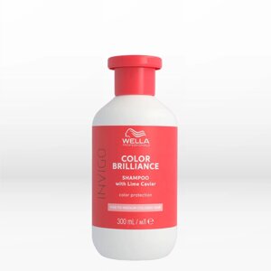 Wella 300 мл. Invigo Brilliance Fine Shampoo - шампунь для защиты цвета для нормальных волос.