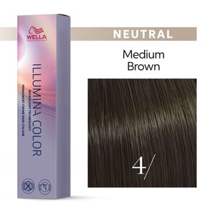 Illumina Color 4/ (коричневый) - стойкая крем краска, 60 мл.