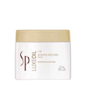 Wella (400 мл) SP Luxe Oil Keratin Restore Mask - кератиновая восстанавливающая маска.