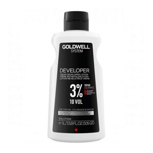 Goldwell System Developer Lotion 3% 10Vol (for Colorance, Topchic, Oxycur) - Окислитель для краски, 1000мл.