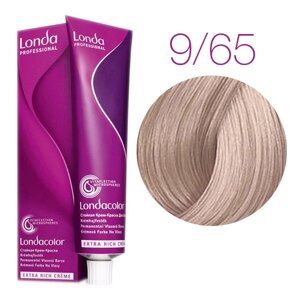 Londa Color Extra Rich 9/65 (розовое дерево) - стойкая крем-краска для волос, 60 мл.