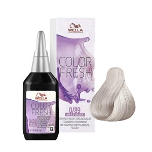 Wella Color Fresh 0/89 Cendrè Pearl - безаммиачный полустойкий краситель, 75 мл.