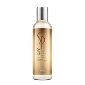 Wella (200 мл) SP Luxe Oil Keratine Protect Shampoo - кератиновый защитный шампунь.