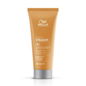 Wella Creatine+ Straight (H) - крем для перманентного выпрямления для мелированных и очень чувствительных волос, 200 мл.