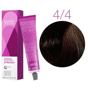 Londa Color Extra Rich 4/4 (шатен медный) - стойкая крем-краска для волос, 60 мл.