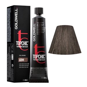 Goldwell Topchic 6BM - стойкая крем-краска, 60мл.