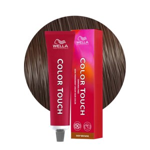Wella Color Touch 6/73 (тёмный блонд коричневый золотистый) - тонирующая краска для волос, 60 мл.