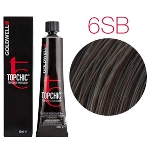 Goldwell Topchic 6SB - стойкая крем-краска, 60мл.