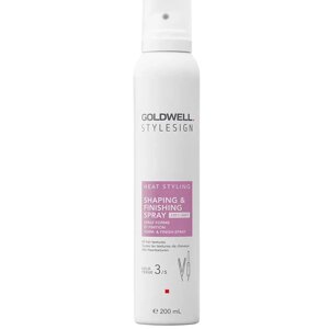 Goldwell StyleSign Heat Shaping & Finishing Spray - спрей 2-в-1 для укладки волос, 200 мл.