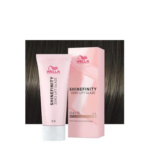 Shinefinity 04/0 (Natural Espresso) - гель-крем краска для тонирования и блеска, 60 мл.