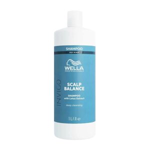 Wella Invigo Balance Aqua Pure Shampoo - очищающий шампунь, 1000 мл.