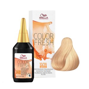 Wella Color Fresh 10/39 Cendrè Platinum Blonde - безаммиачный полустойкий краситель, 75 мл.