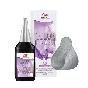 Wella Color Fresh 0/8 Silver - безаммиачный полустойкий краситель, 75 мл.