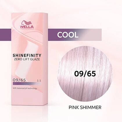 Shinefinity 09/65 (Розовое Сияние) - гель-крем краска для тонирования и блеска, 60 мл.