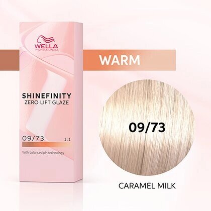 Shinefinity 09/73 (Карамельное Молоко) - гель-крем краска для тонирования и блеска, 60 мл.
