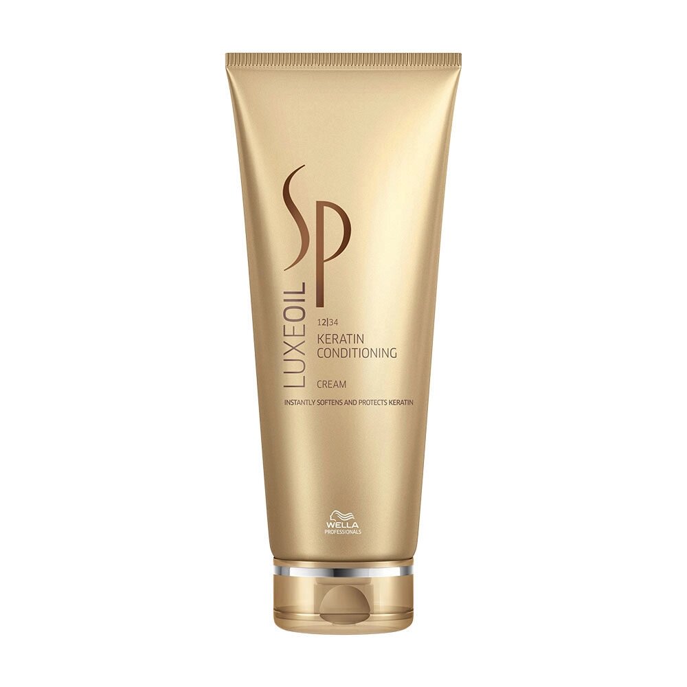 Wella (200 мл) SP Luxe Oil Keratin Conditioning Cream - кератиновый крем-кондиционер. от компании Интернет-магазин "Well-cosmetics" - фото 1