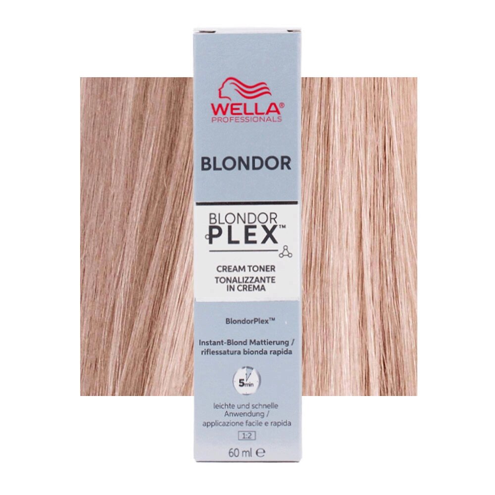 Wella Blondor Plex Cream Toner Lightest Pearl /16  - мягкий тонирующий крем после блондирования, 60 мл. от компании Интернет-магазин "Well-cosmetics" - фото 1