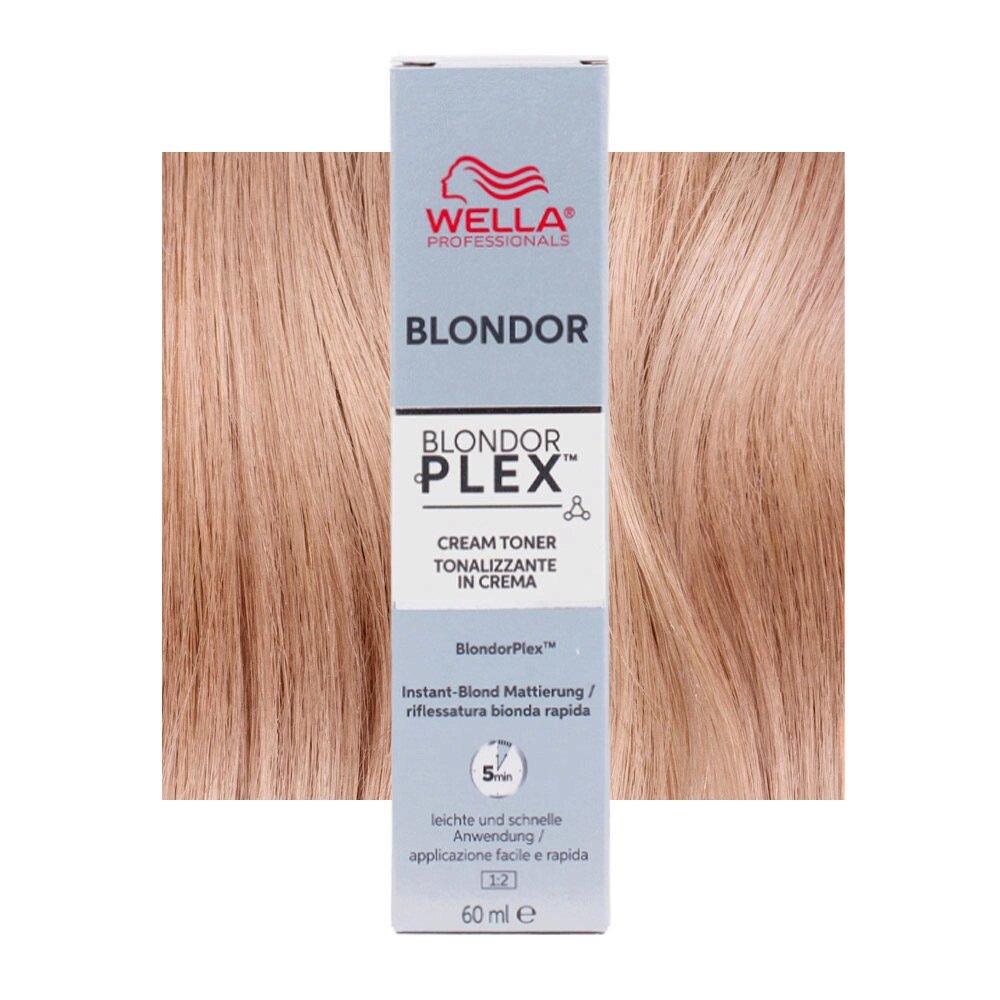 Wella Blondor Plex Cream Toner Sienna Beige /96  - мягкий тонирующий крем после блондирования, 60 мл. от компании Интернет-магазин "Well-cosmetics" - фото 1