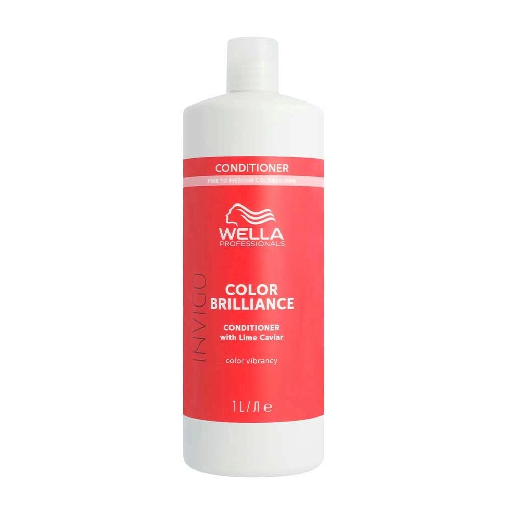 Wella Invigo Brilliance Fine Conditioner - кондиционер для защиты цвета для нормальных волос, 1000 мл. от компании Интернет-магазин "Well-cosmetics" - фото 1