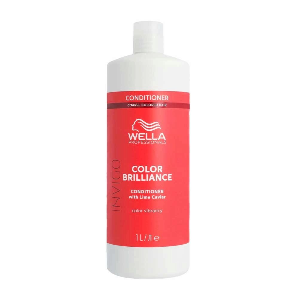 Wella Invigo Color Brilliance Coarse Vibrant Color Conditioner - кондиционер для жестких окрашенных волос, 1000 мл. от компании Интернет-магазин "Well-cosmetics" - фото 1