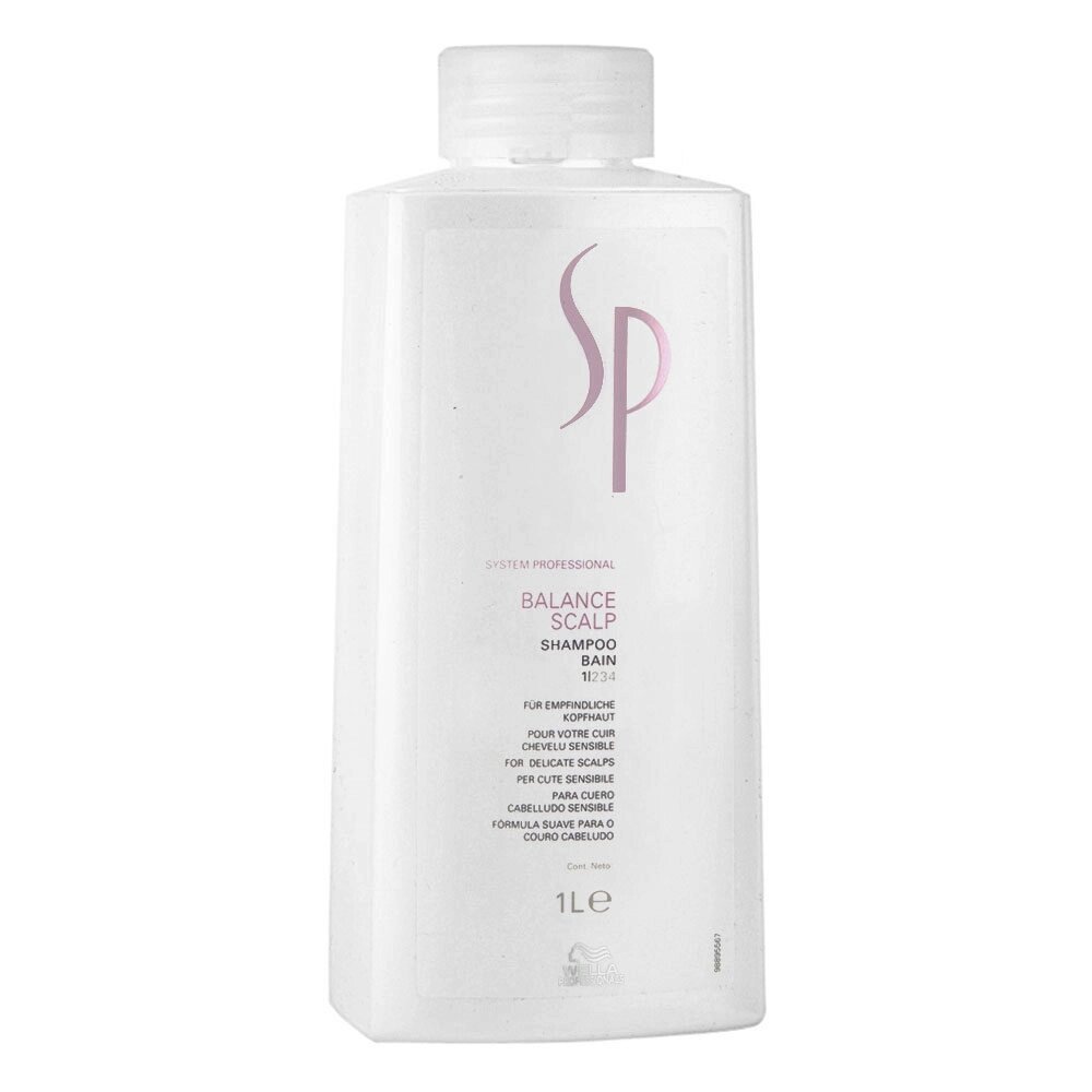 Wella SP Balance Scalp Shampoo - успокаивающий шампунь для чувствительной кожи головы, 1000 мл. от компании Интернет-магазин "Well-cosmetics" - фото 1