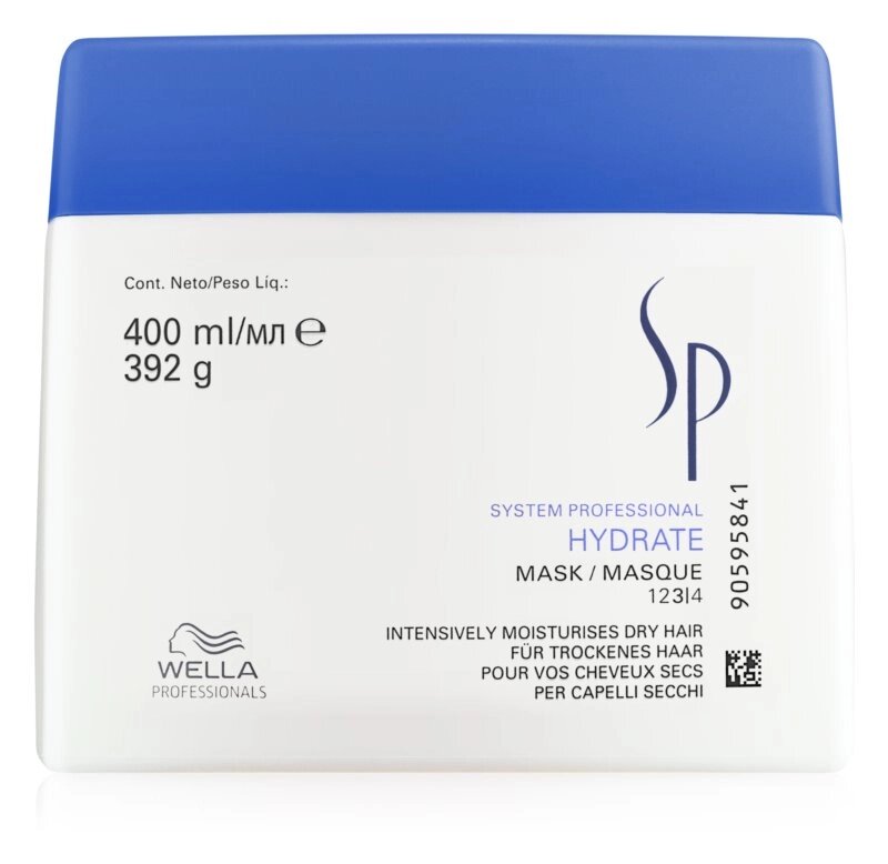 Wella SP Hydrate Mask - увлажняющая маска для сухих и нормальных волос, 400 мл. от компании Интернет-магазин "Well-cosmetics" - фото 1