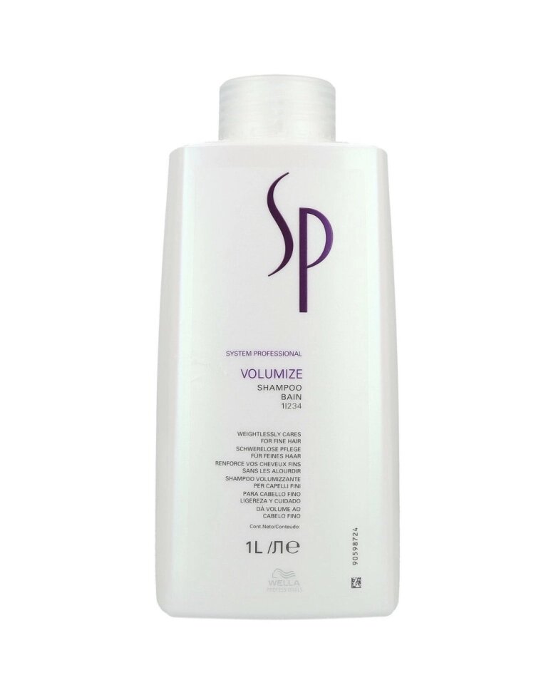 Wella SP Volumize Shampoo - шампунь для придания объема с укрепляющим действием, 1000 мл. от компании Интернет-магазин "Well-cosmetics" - фото 1