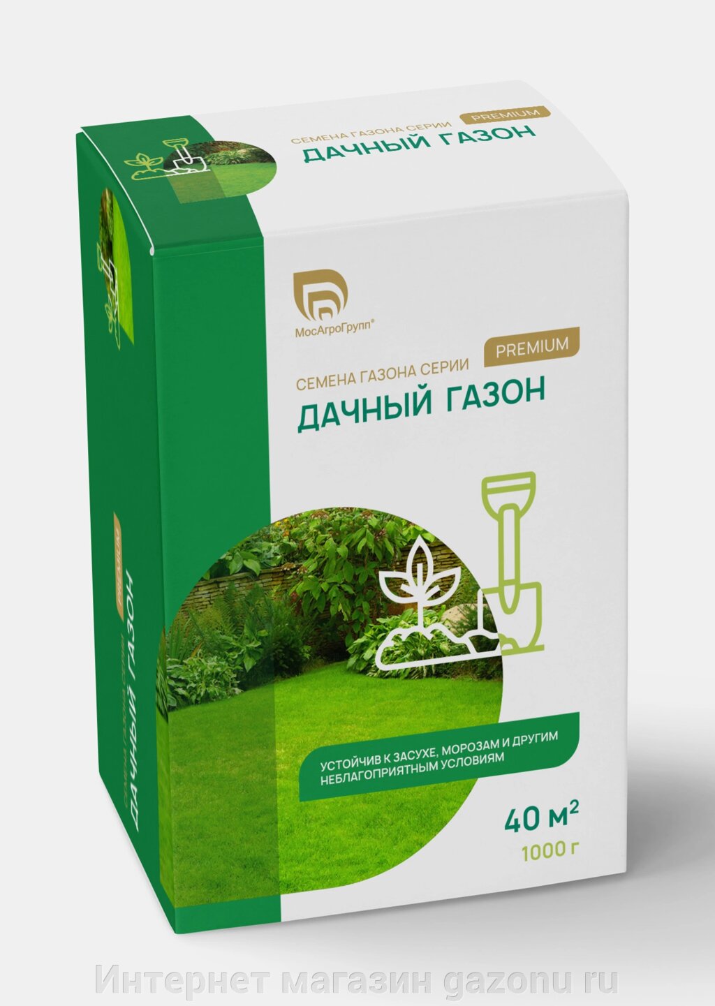 Дачный газон Премиум семена 1кг от компании Интернет магазин gazonu ru - фото 1