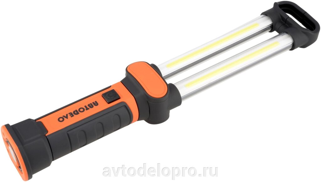 Фонарь светодиодный разводной с магнитом 3W COBх2, 510Lm, Li-ion 2000mAh (АвтоDело) 44307 от компании АВТОДЕЛО Инструмент - фото 1