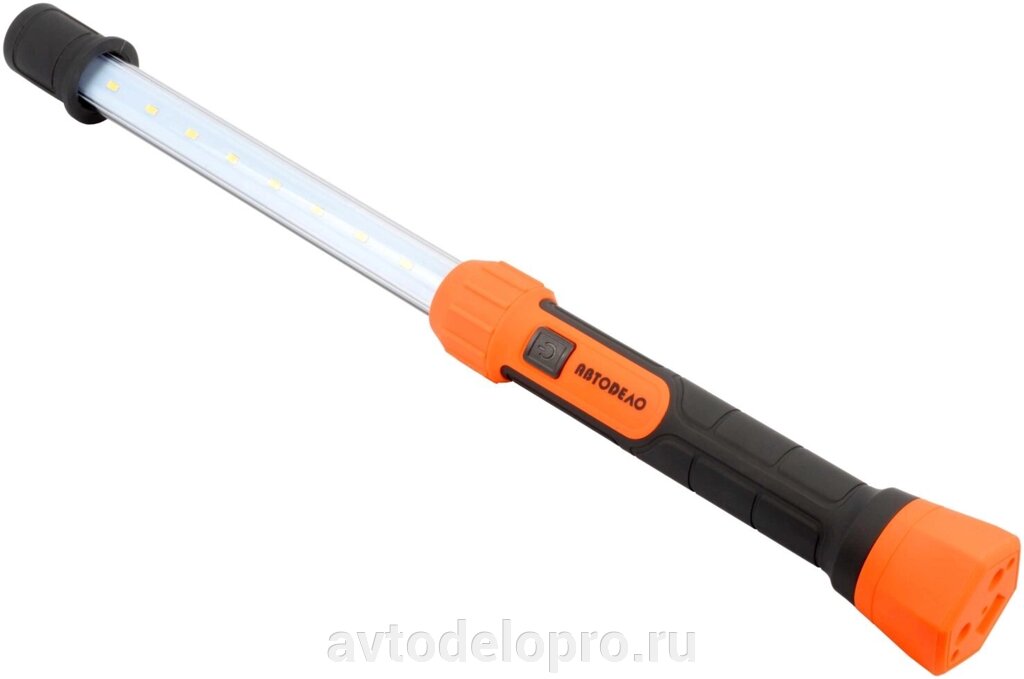 Фонарь светодиодный с магнитом 8SMD, 200Lm, Li-ion 2000mAh (АвтоDело) 44305 от компании АВТОДЕЛО Инструмент - фото 1